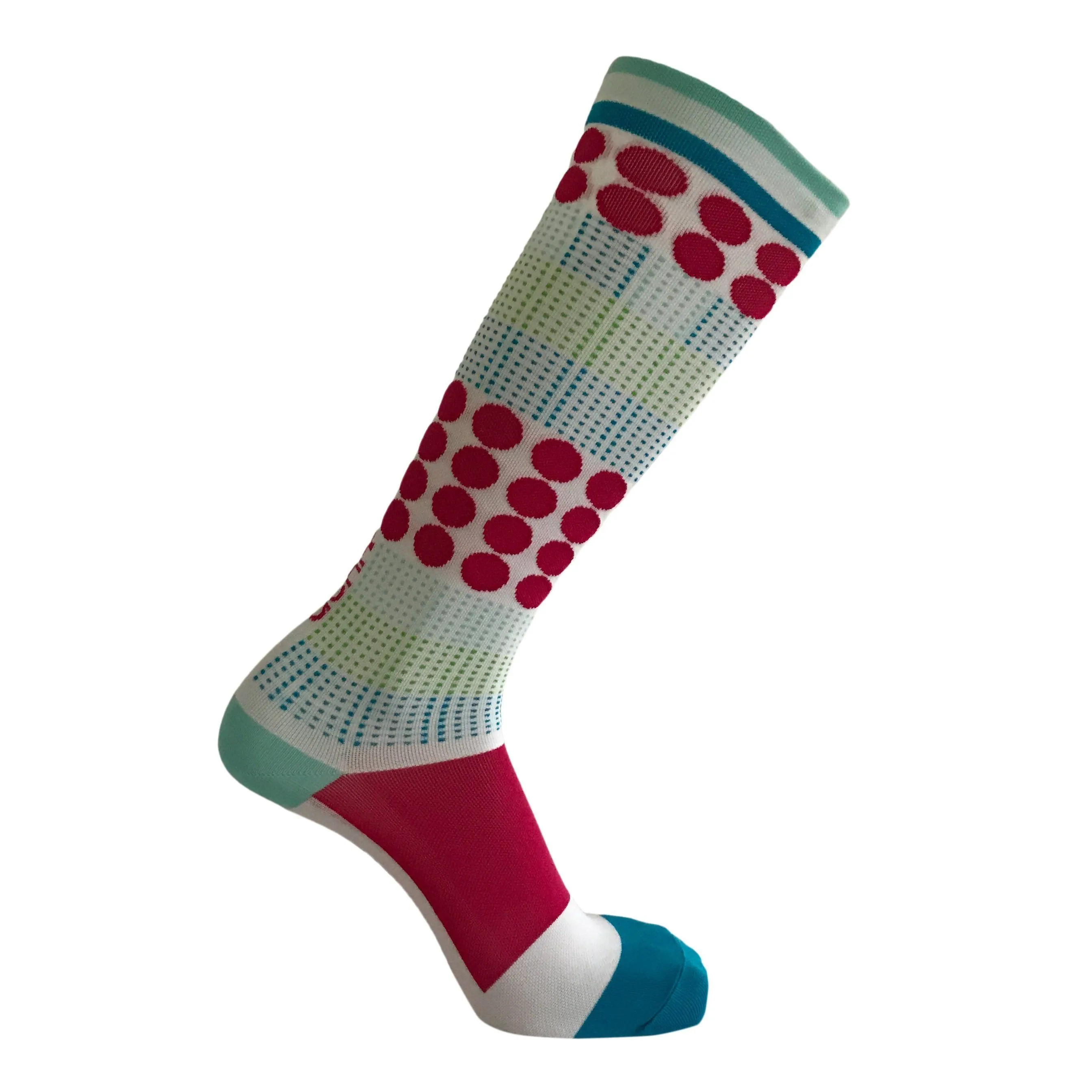 ACHI  Hot Rockin' Dot Compression Socks, 20-30 mmHg