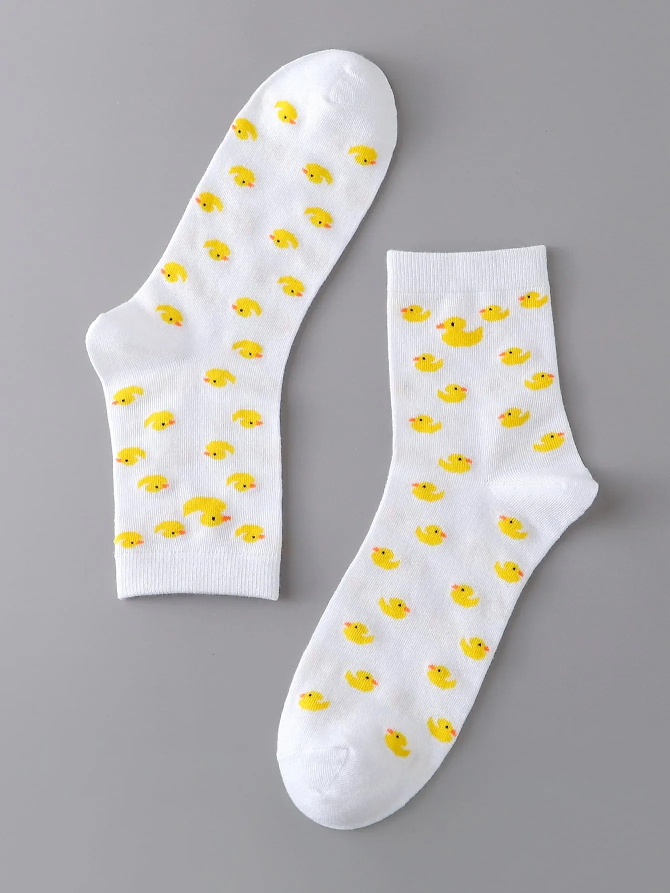 All Over Duck Crew Socks Funny Socks for Men Novelty Socks Funky Socks Gift for