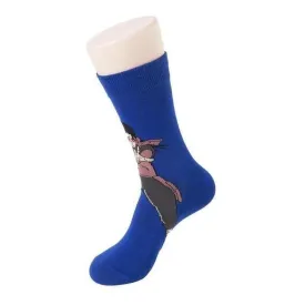 Anime Socks Harashima Blue