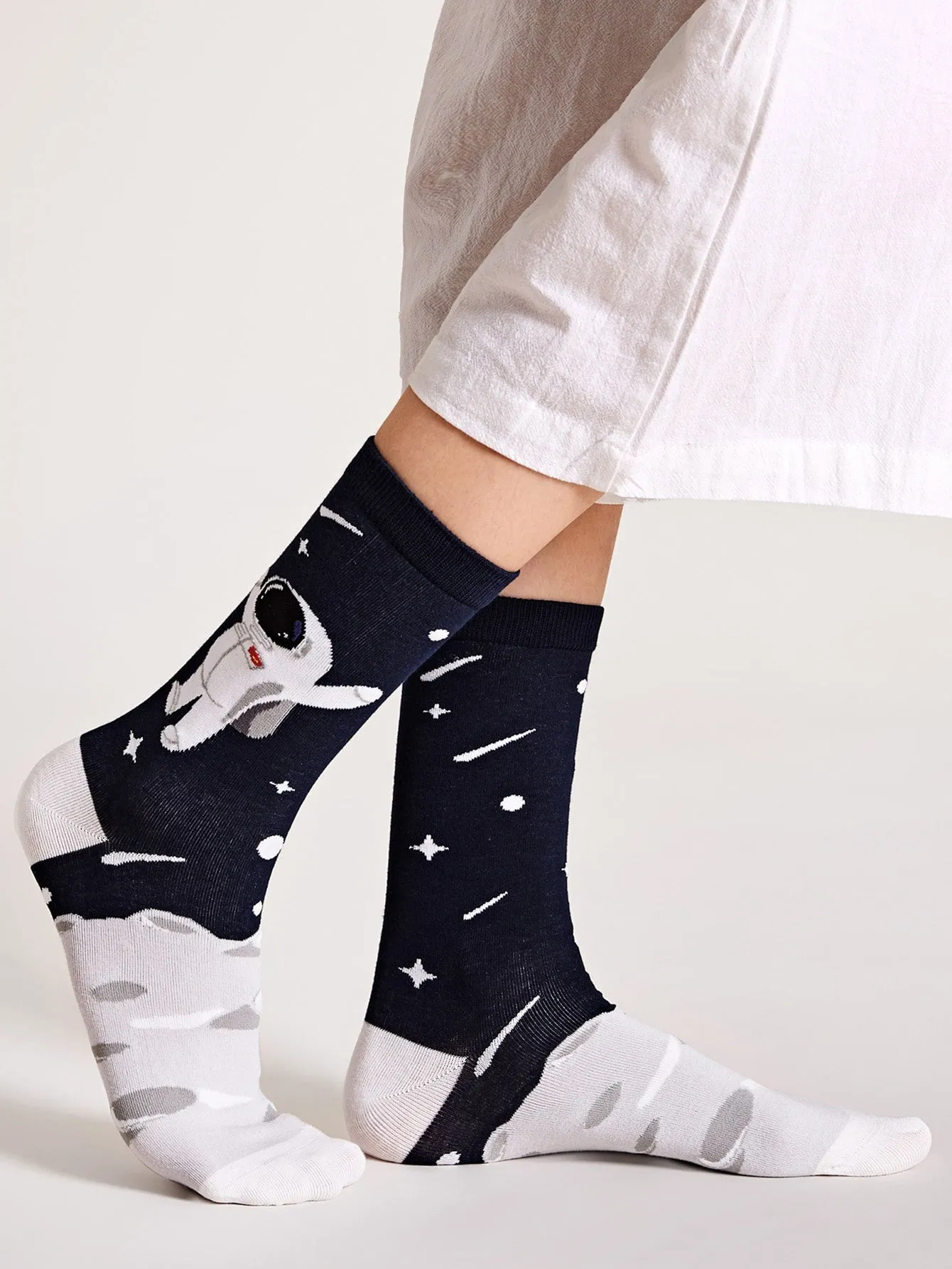 Astronaut Socks Funny Socks for Women Novelty Socks Funky Socks Gift for Her