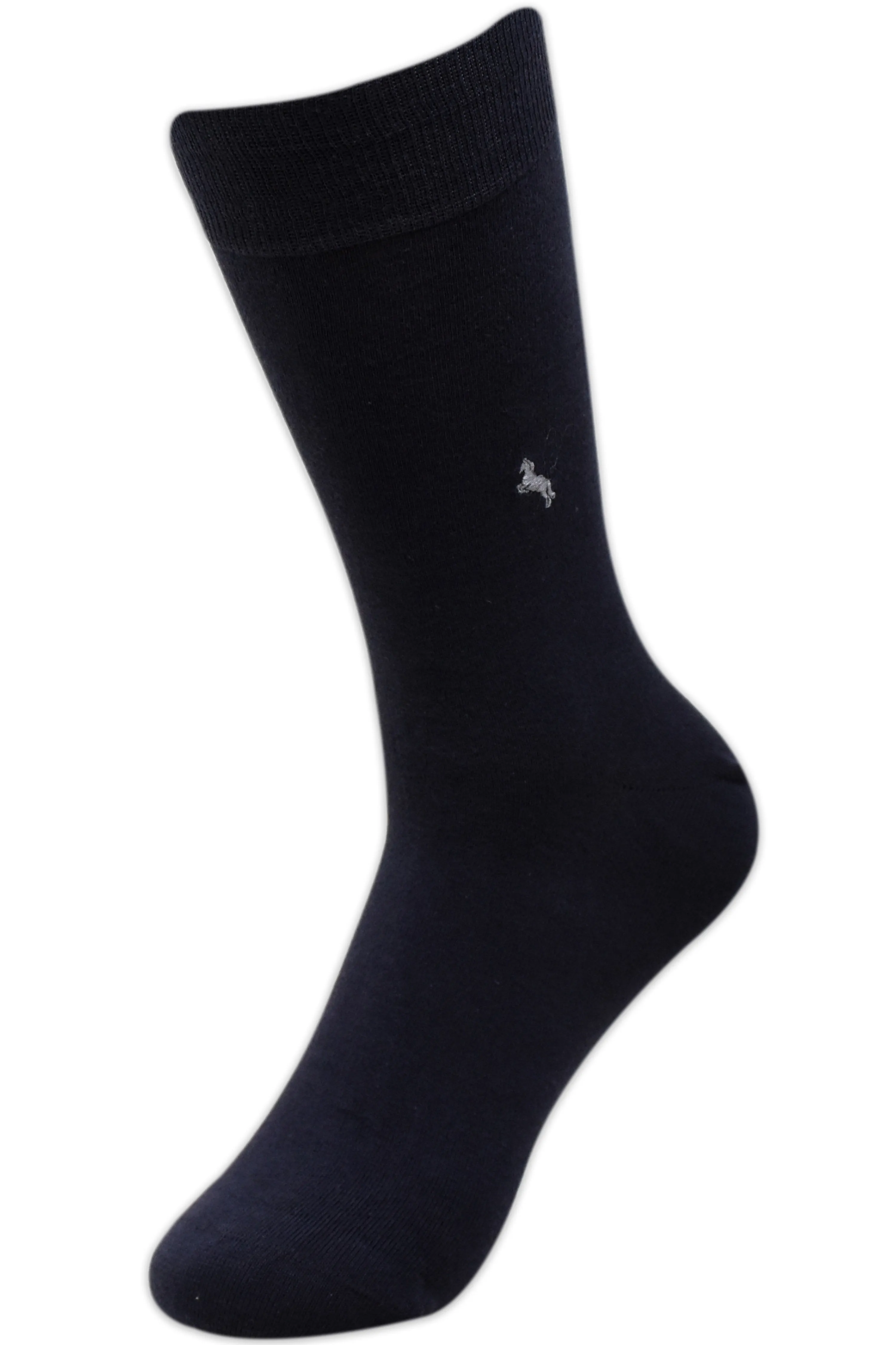 Balenzia Men’s Formal Organic Cotton Socks- Black, Navy, Dark Grey-  (Pack of 3 Pairs/1U)