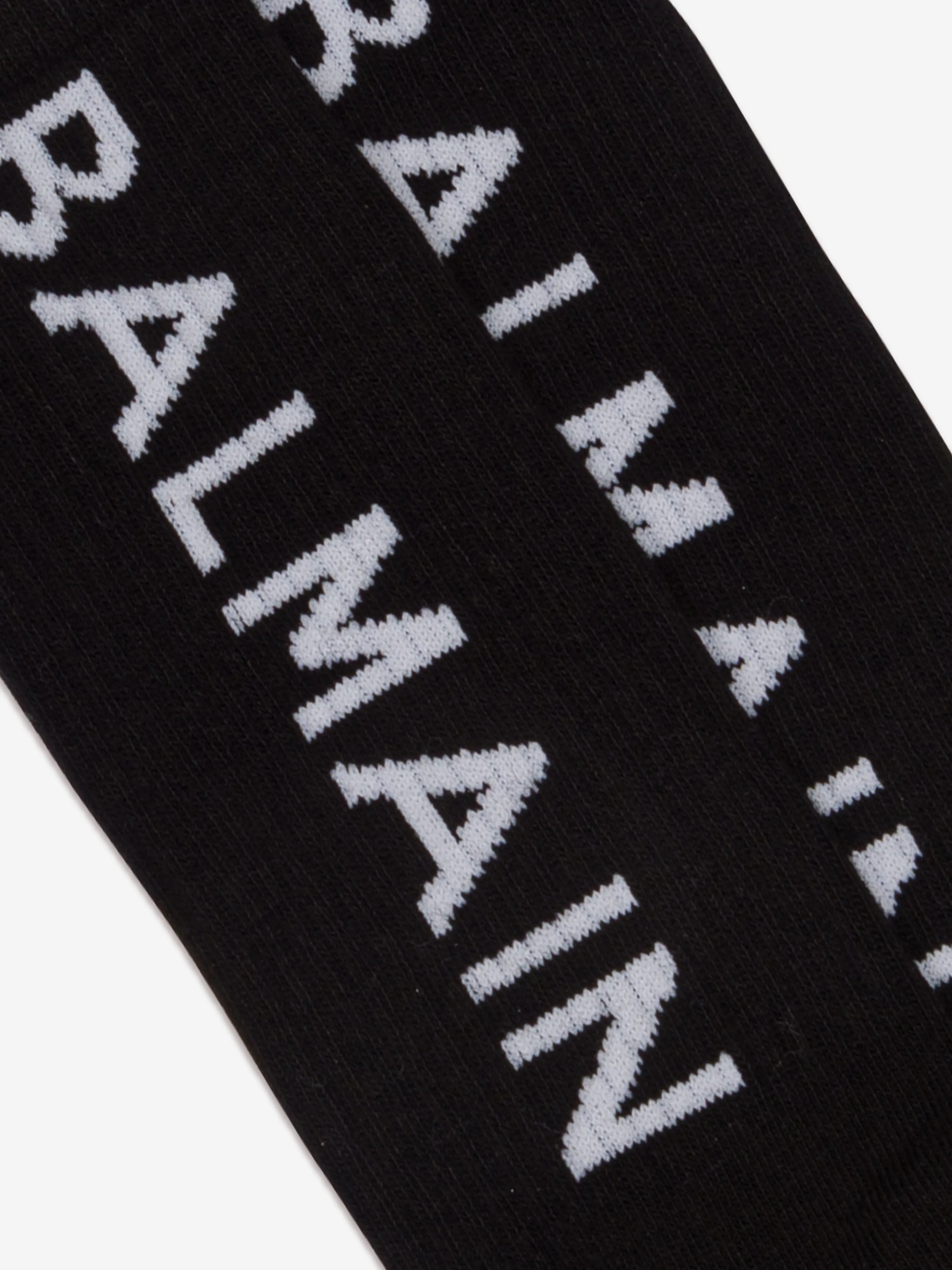 Balmain Kids Logo Socks in Black