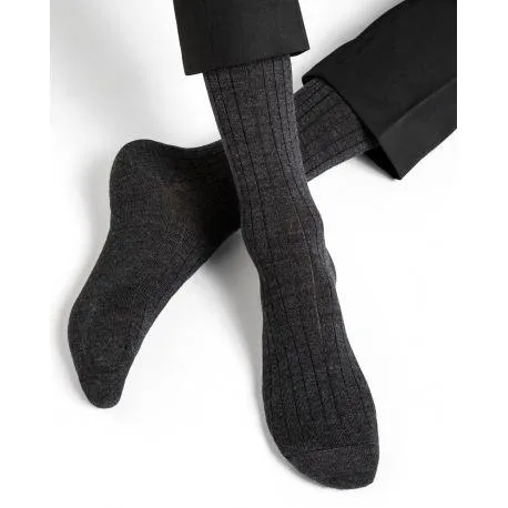 Bleuforet Men's Merino Wool Socks with Cotton Lining