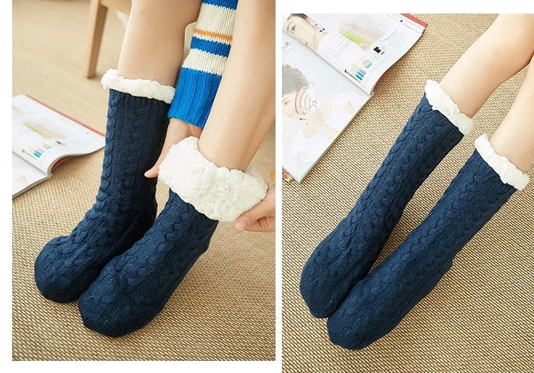 Cashmere sleep socks | Autumn Winter socks | Home Sleep socks | Christmas warm socks | Terry thick Carpet woollen Socks