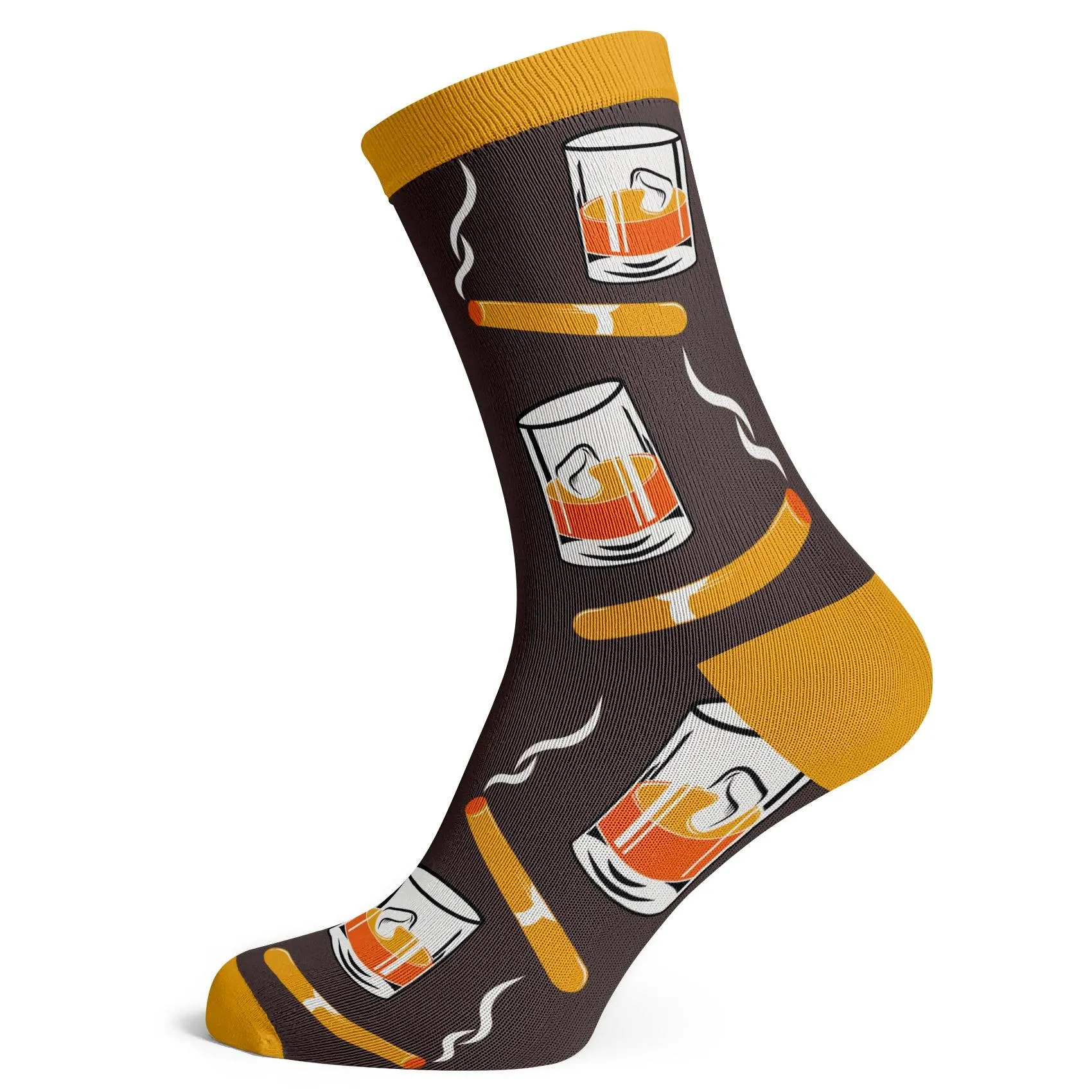 Cigars Collage Socks