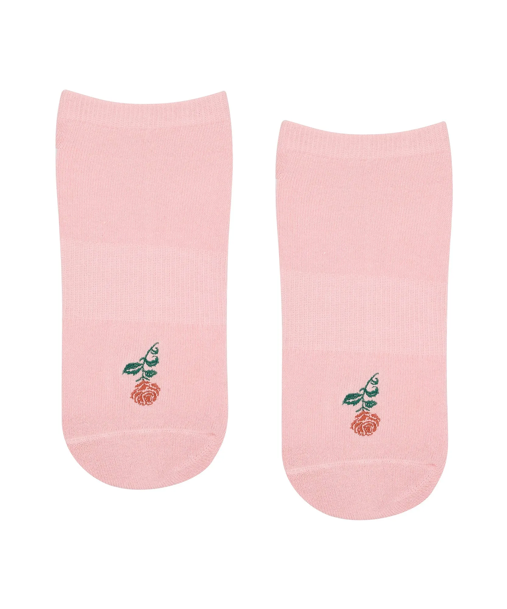 Classic Low Rise Grip Socks - Vintage Rose