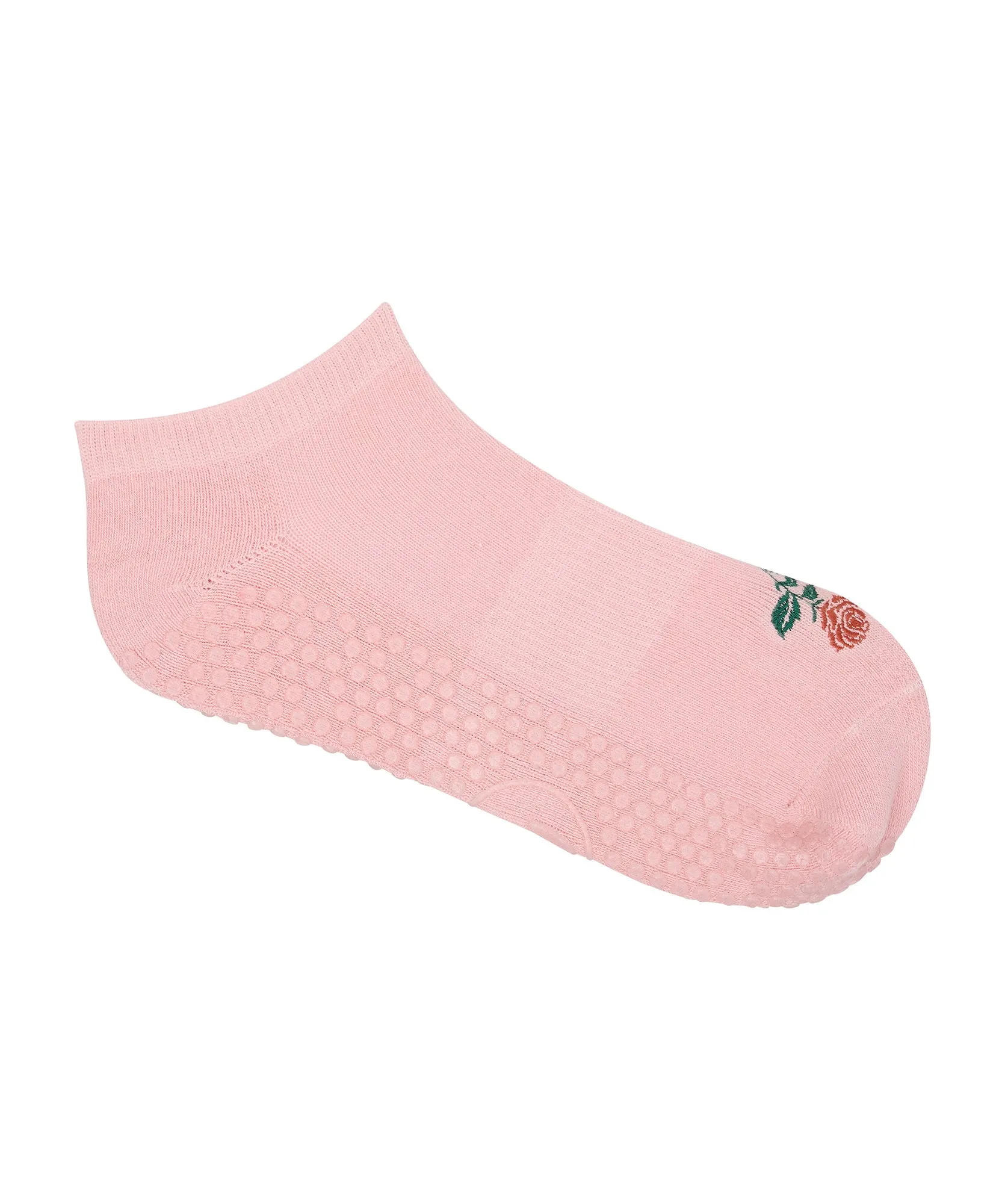 Classic Low Rise Grip Socks - Vintage Rose