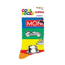 Cool Socks Men's Crew Socks - Monopoly Pieces