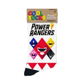 Cool Socks Men's Crew Socks - Power Rangers Team