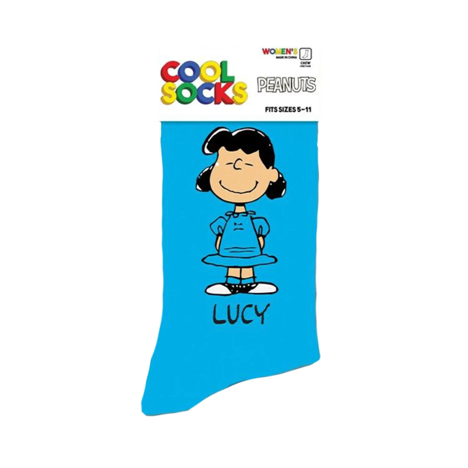 Cool Socks Women's Crew Socks - Lucy (Peanuts)