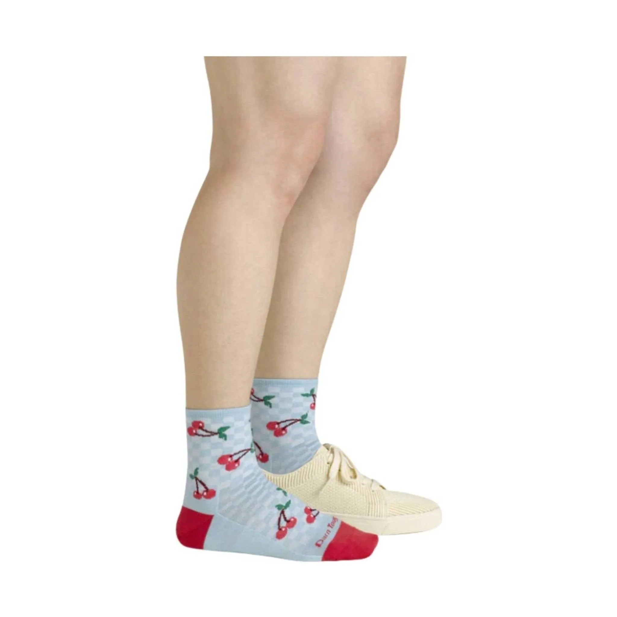 Darn Tough Vermont Women's Fruit Stand Shorty Lightweight Lifestyle Sock - Glacier