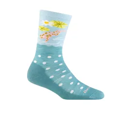 Darn Tough Wild Life Lightweight Crew Sock with Cushion (Women) - Aqua