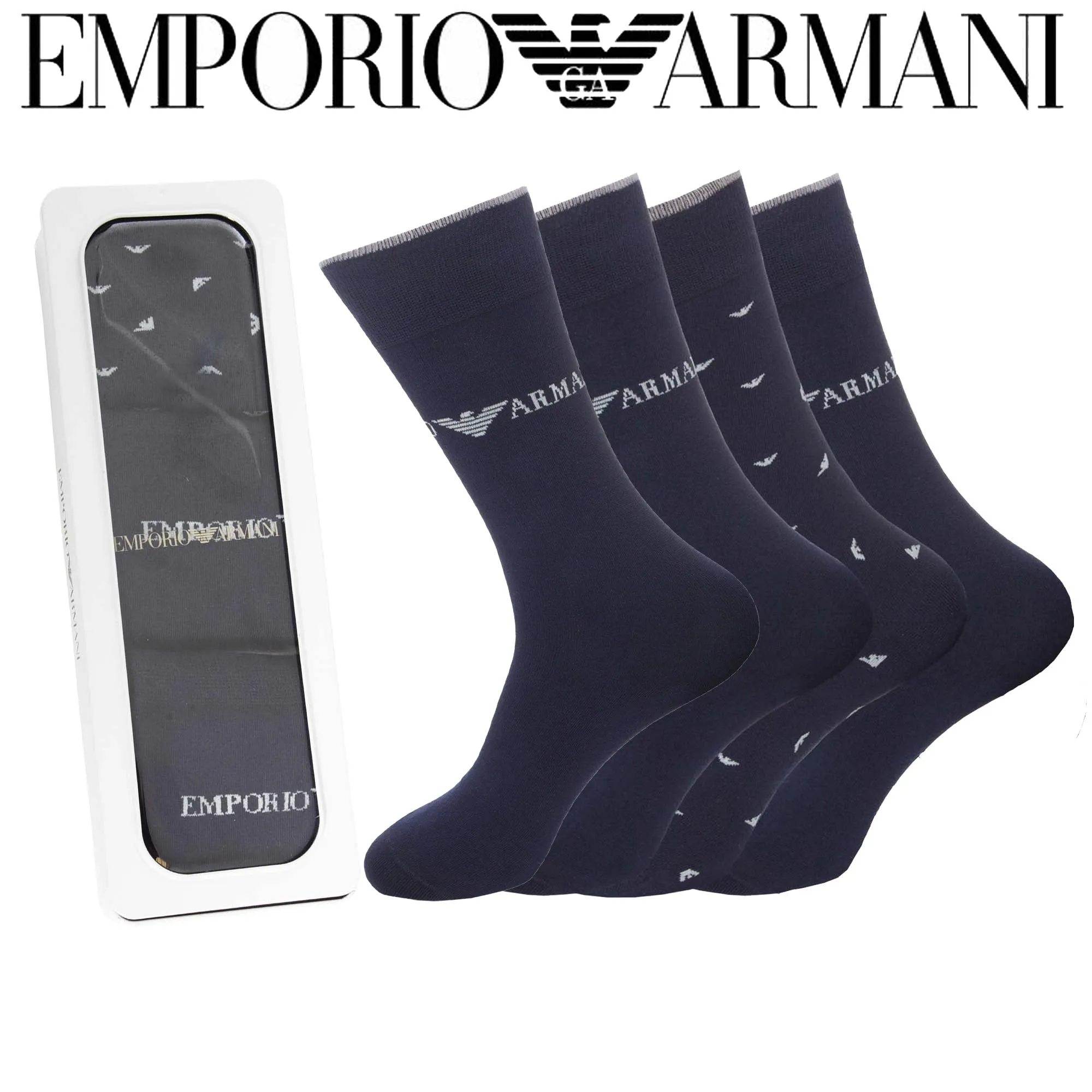 Emporio Armani | Mens Designer Dress Socks