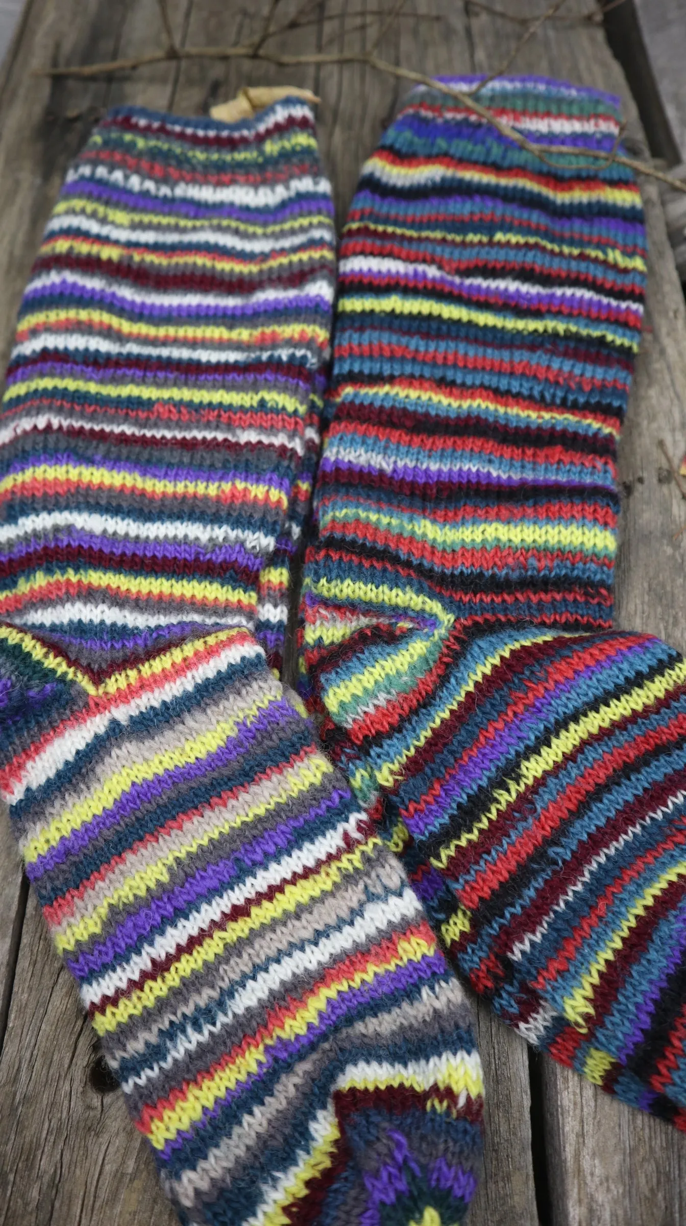 Fair Trade Ethical Adult Striped Socks