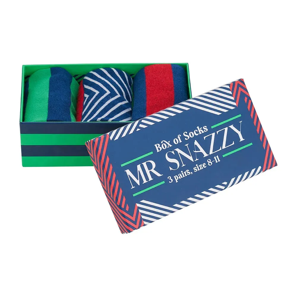 Funky Feet Socks - Mr Snazzy 3 Pack