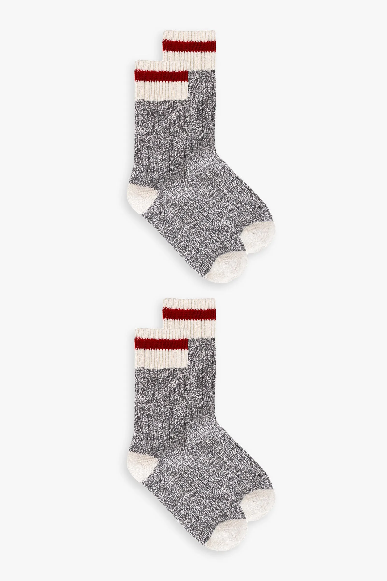 Grey Ladies Multipack Boot Socks