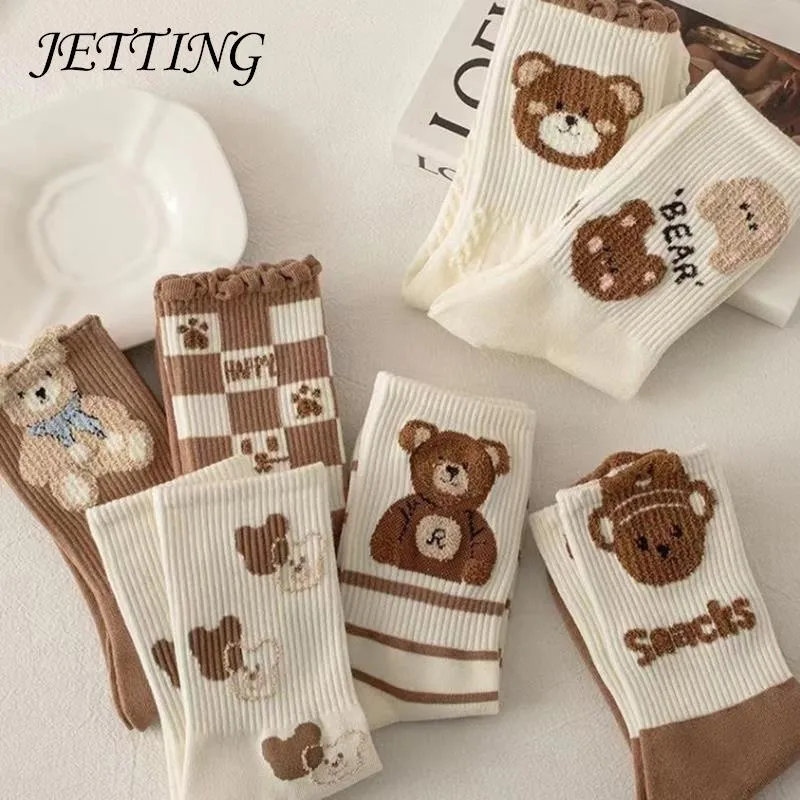 Harajuku Teddy Bear Socks