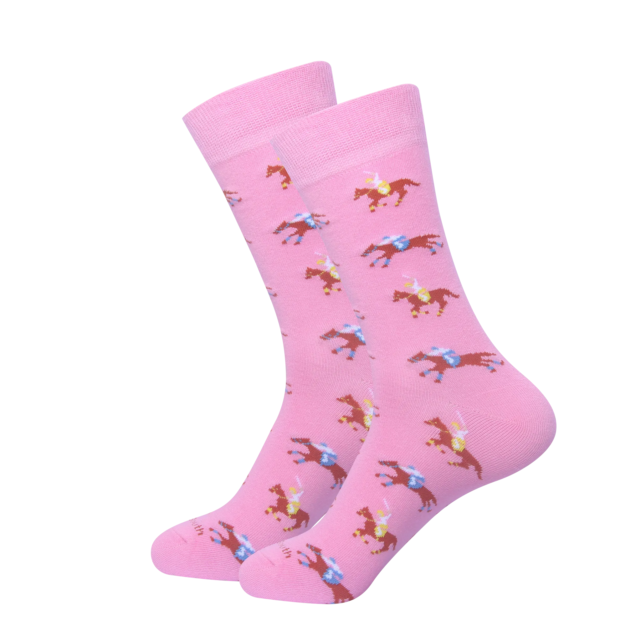 Horse Racing Socks - Kentucky Derby Horse Racing Equestrian Jockeys and Horses Socks Churchill Downs Saratoga Springs