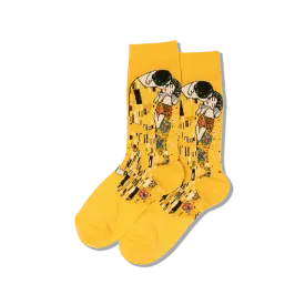 HOTSOX WOMEN'S KLIMT'S THE KISS SOCKS-Sunflower