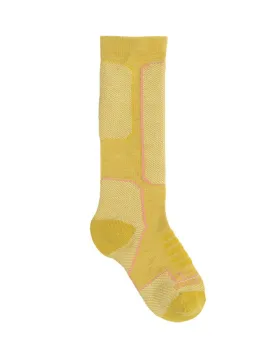 Icebreaker Kids Merino Ski  Medium Over the Calf Socks - Lux Glow