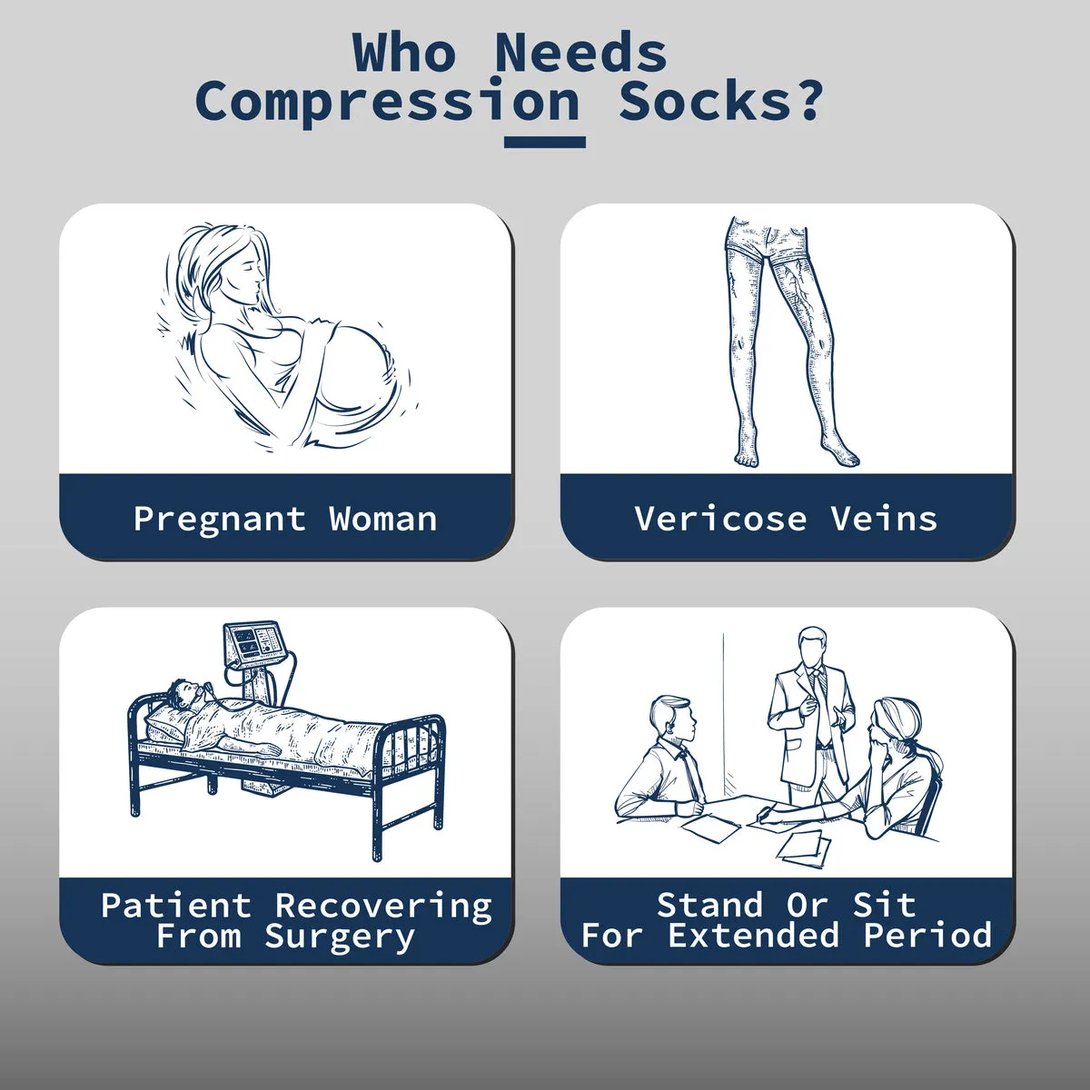 Jaesoul Medical Certified Compression Socks