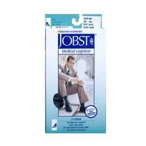 Jobst For Men 20-30 Xlg,Full Calf,Closed Toe,Blk