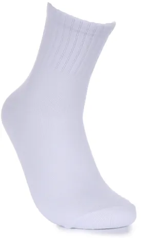 Justinreess England 2 Pairs Crew Socks In White