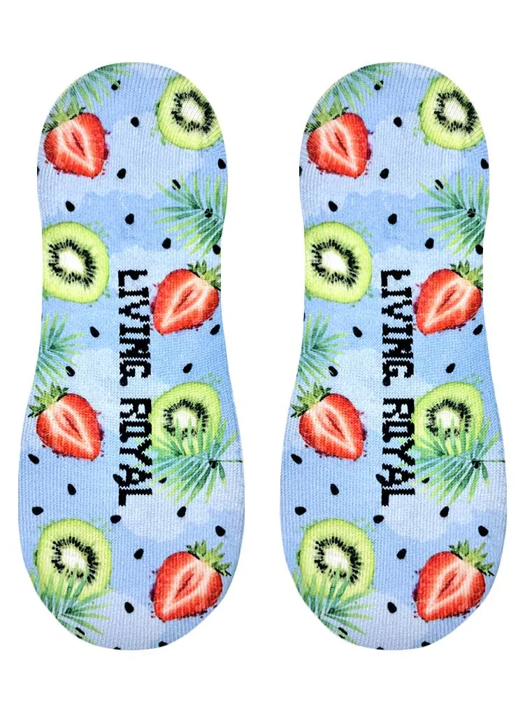 Living Royal "Strawberry Kiwi" No-Show  Liner Socks