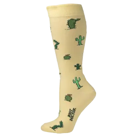 M&F Women's Doctor Cactus Pattern Socks