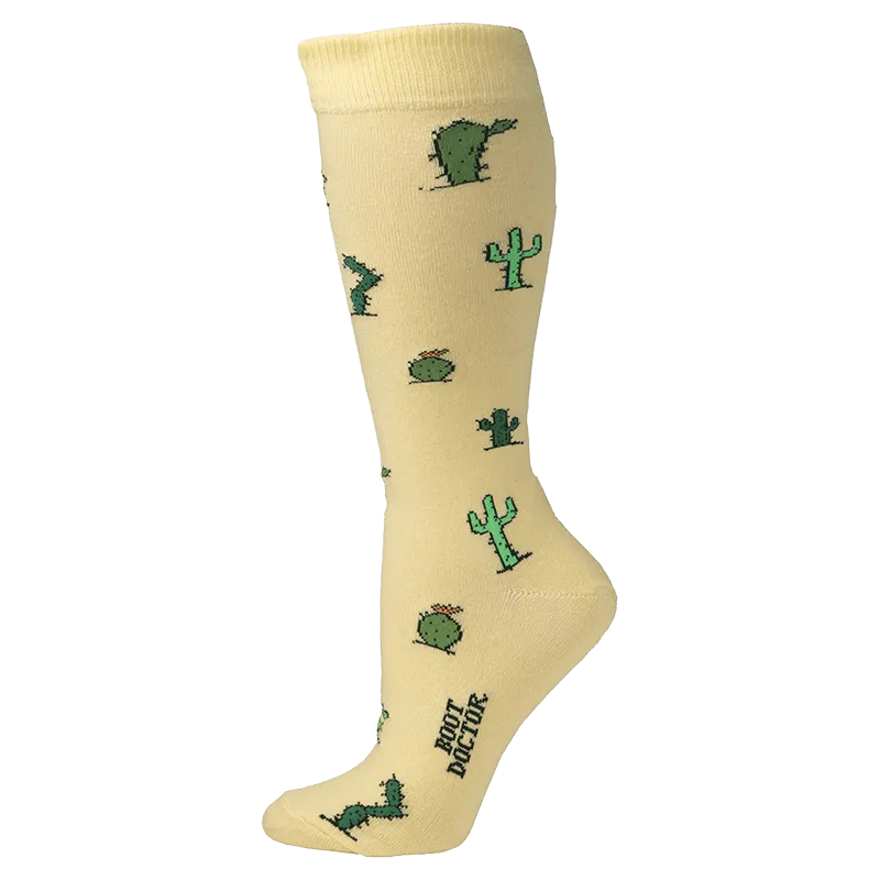 M&F Women's Doctor Cactus Pattern Socks