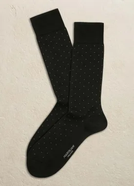 Marcoliani Milano Pima Cotton Lisle Pin Dress Socks