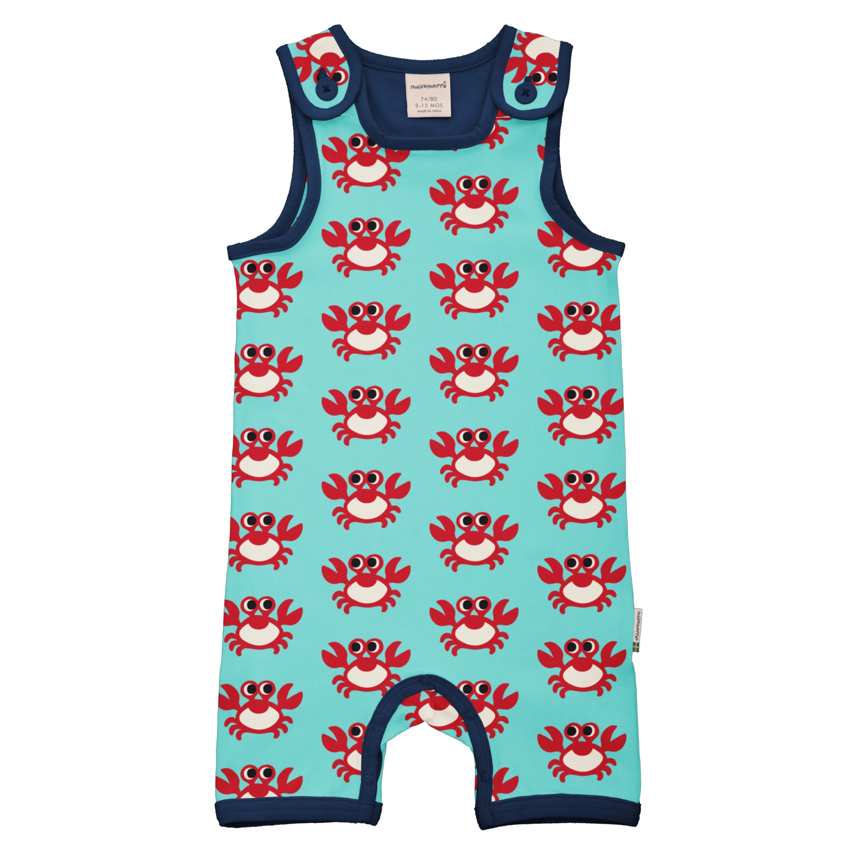 Maxomorra Crab Short Playsuit