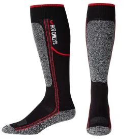 Men's Elite Heat Mid Volume Sock - Black/Red