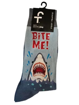 Men's Sock - Bite Me Shark - 6944M