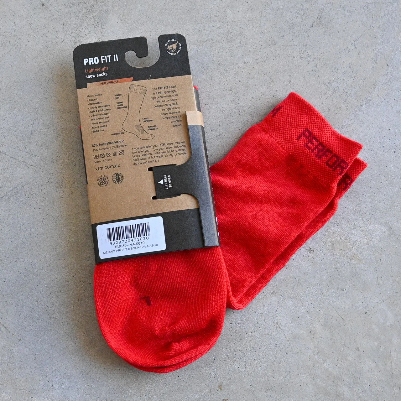 Merino Wool Adventure Socks by XTM Australia