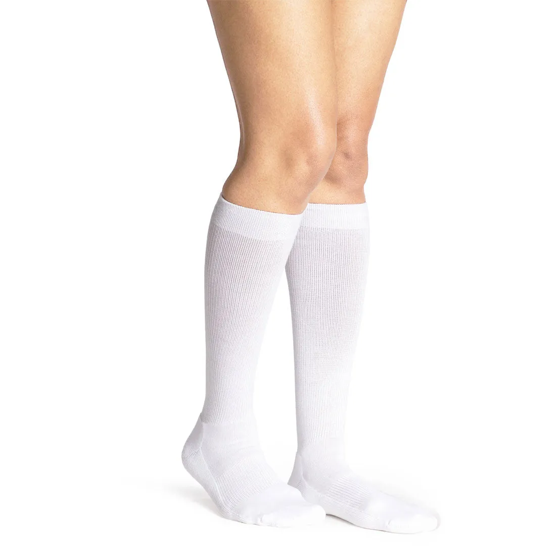 Miracle Anti-Fatigue Compression Socks - White, Small/Medium