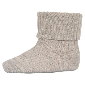 Mp Danmark Hilde Baby Socks Beige Melange