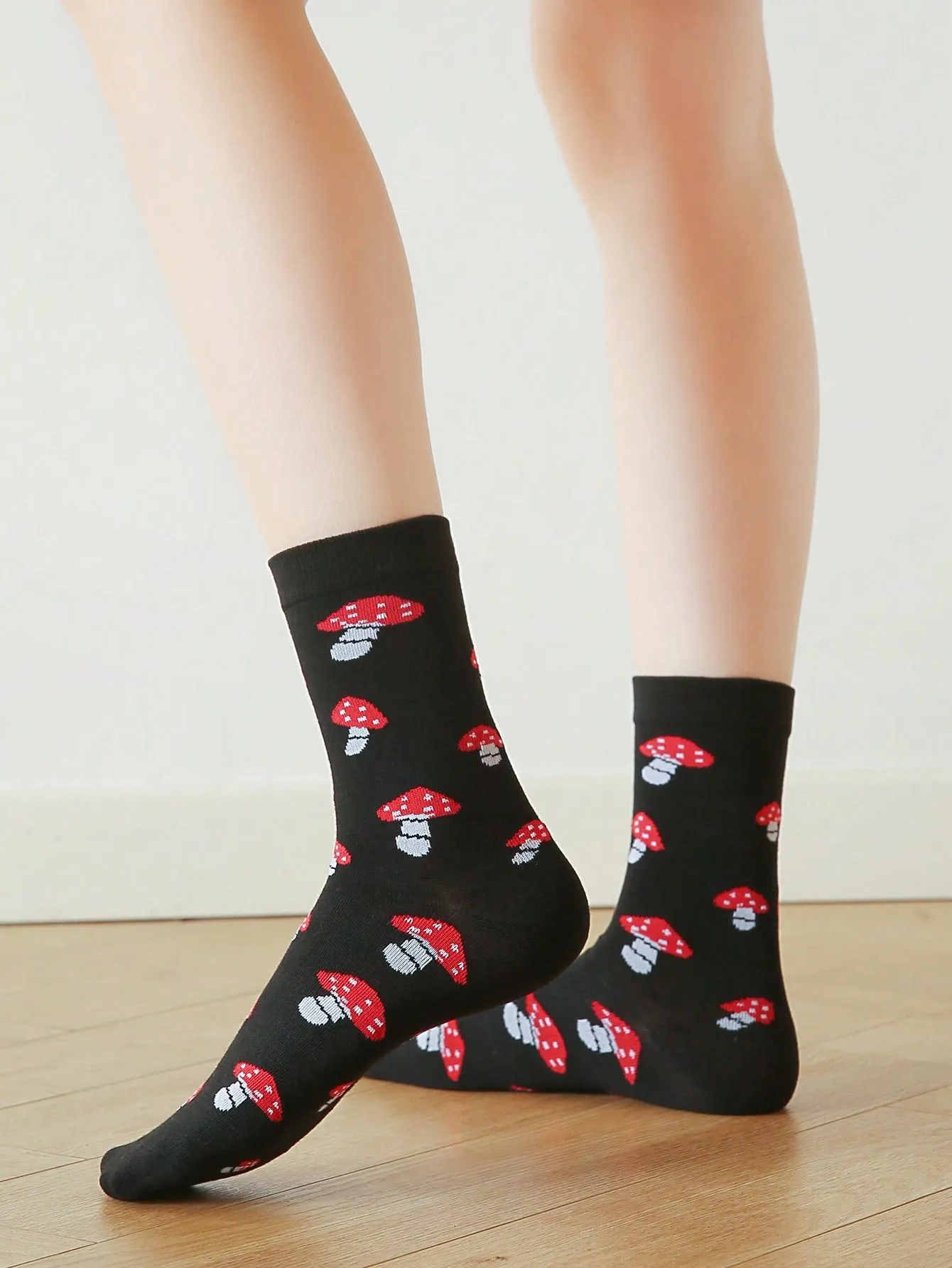 Mushroom Crew Socks Funny Socks for Women Novelty Socks Funky Socks Gift for Her