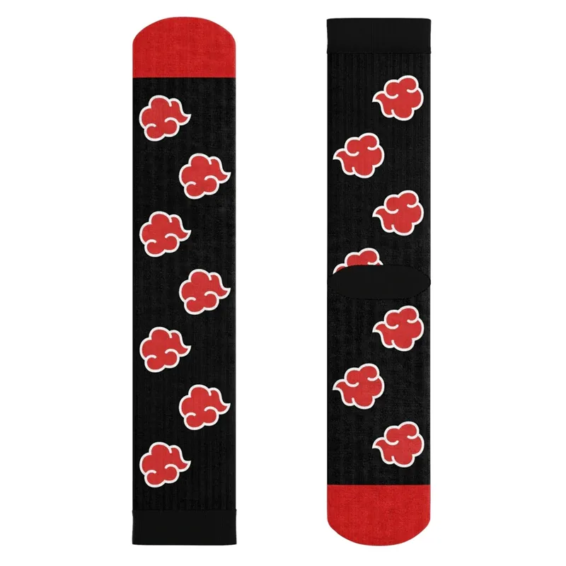 Naruto Socks With Akatsuki Cloud Pattern