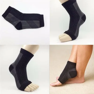 New Foot Angel Anti Fatigue Compression Ankle Socks