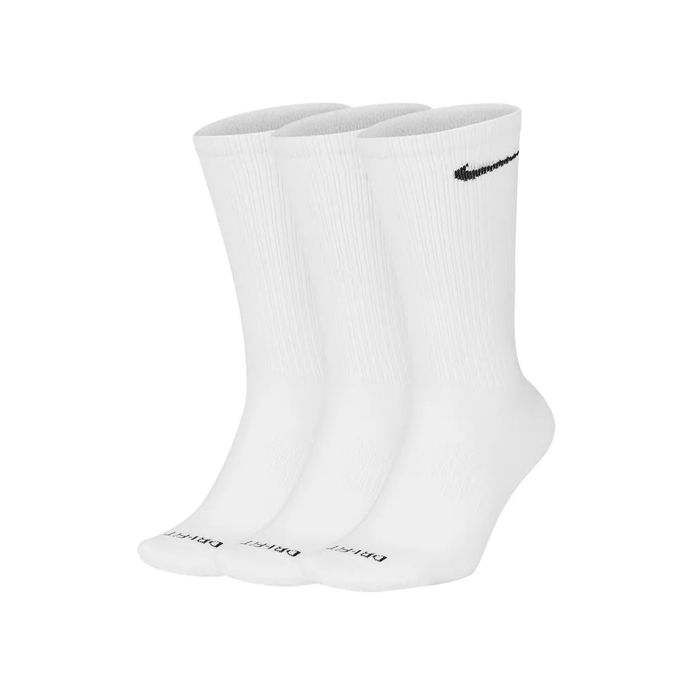 Nike Everyday Plus Lightweight Crew Socks (3-Pack) - White