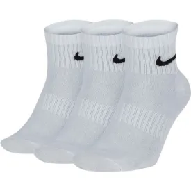 Nike Unisex Football Sx7677-100 U Everyday Ale 3Pr Socks White