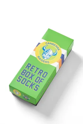 NRL Retro Box of Socks - Canberra Raiders - 5 pairs