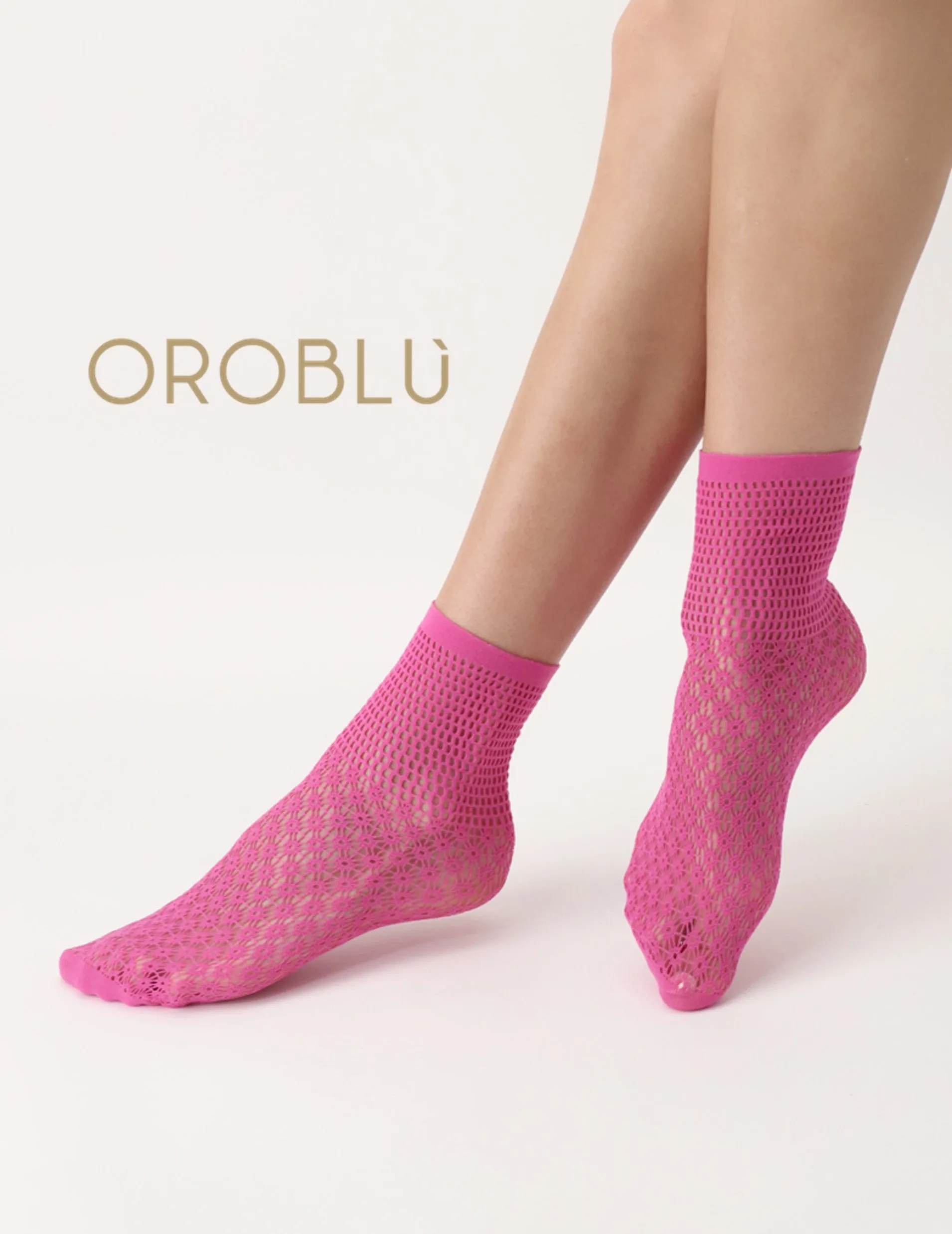 Oroblu Sale Twins Mesh Socks (2 Pairs) Glossy VOBC67410