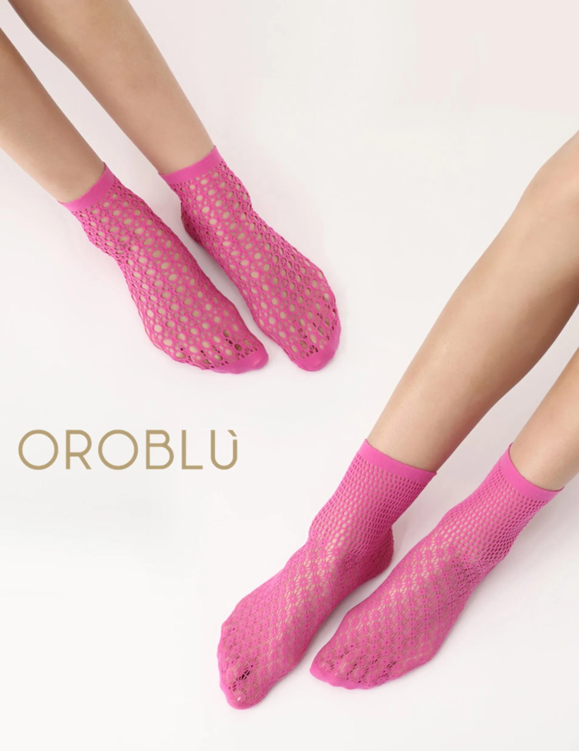 Oroblu Sale Twins Mesh Socks (2 Pairs) Glossy VOBC67410