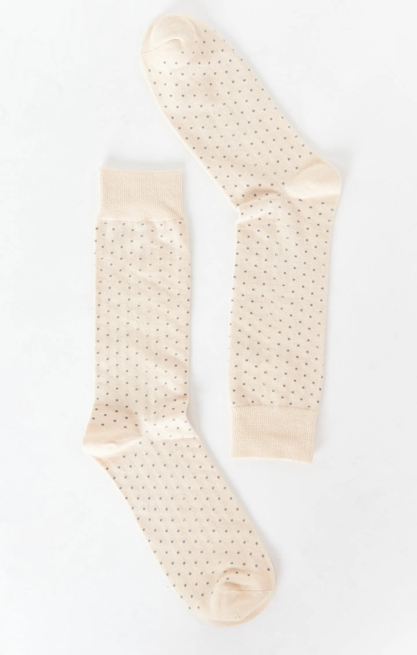 Owen Sock ~ Champagne Dots