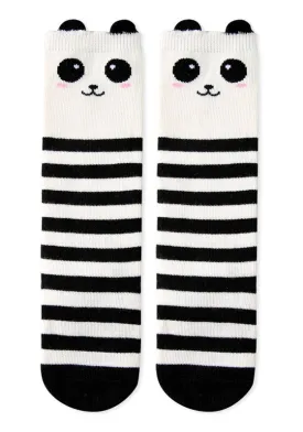 Panda Knee Socks