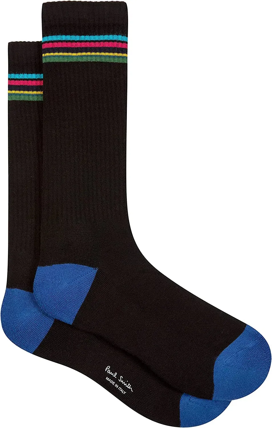 PAUL SMITH Sock Sport Stripe Duo - Black