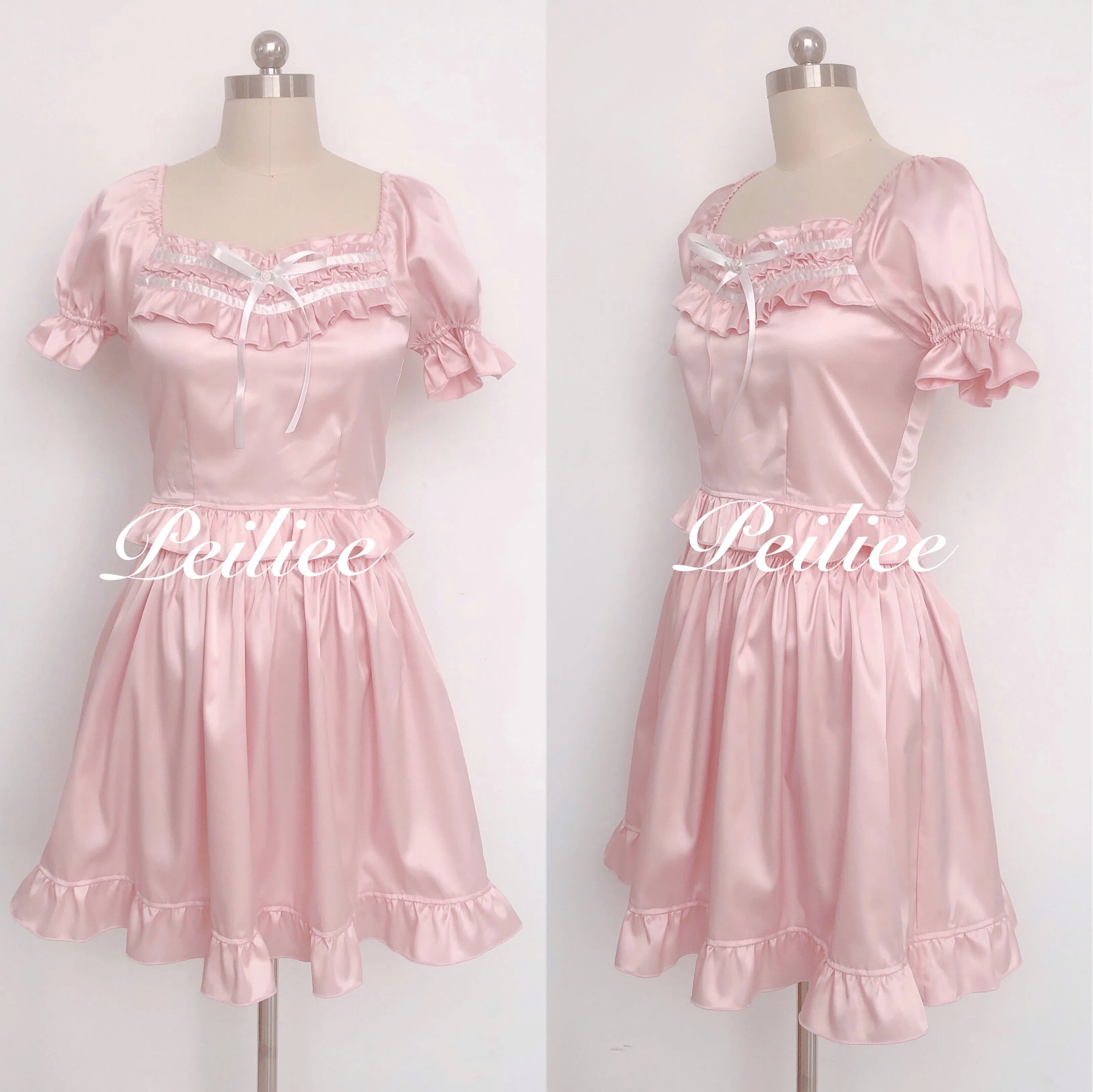 [Peiliee Design 5 years anniversary] Sakura Soft Satin Dress Set