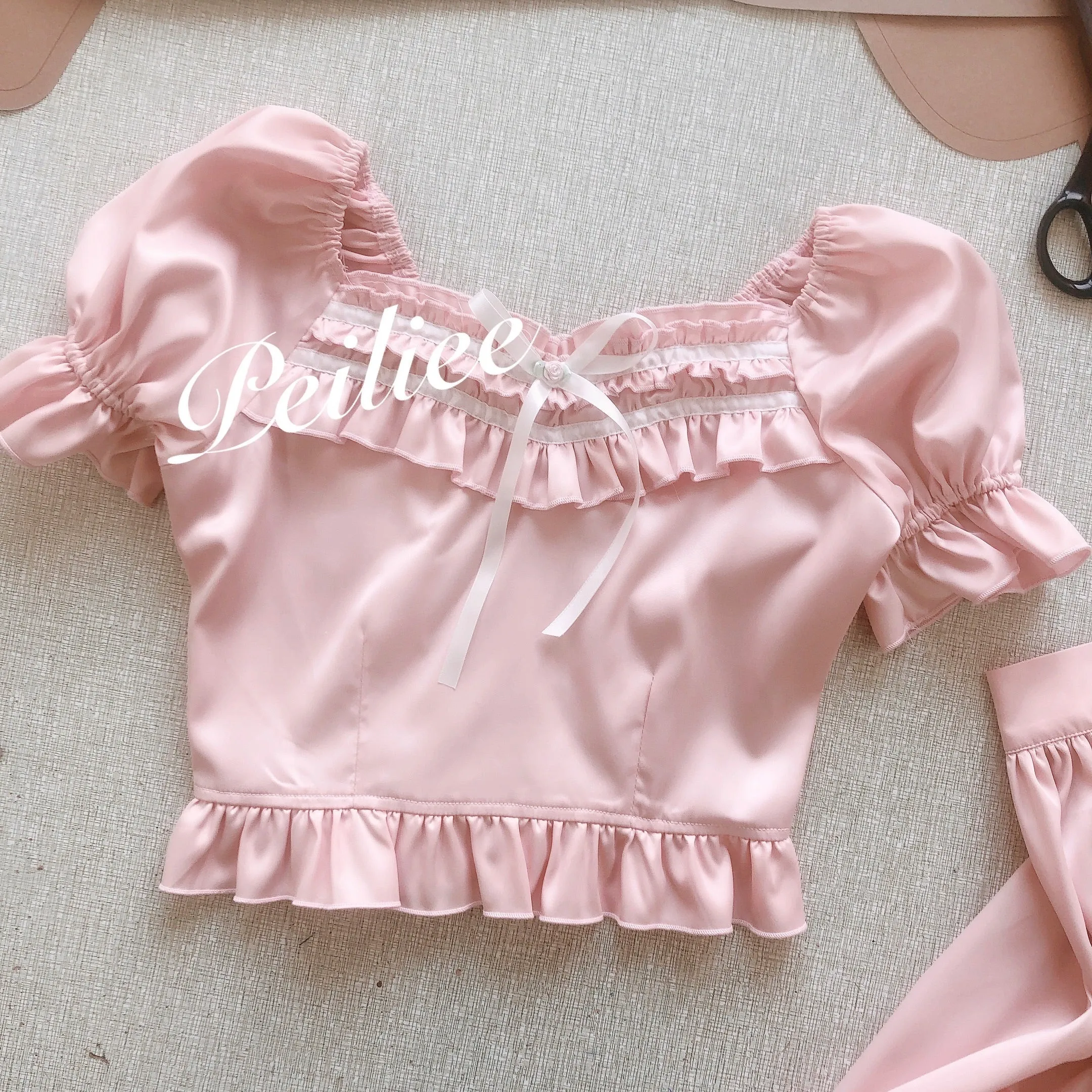 [Peiliee Design 5 years anniversary] Sakura Soft Satin Dress Set